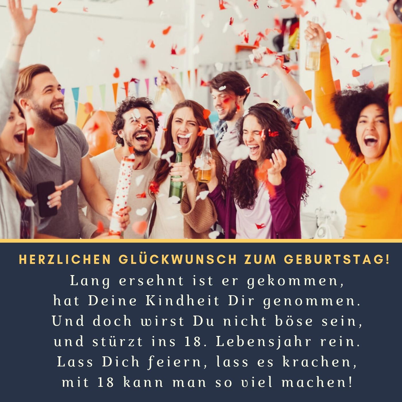 Sprüche zum 18 geburtstag: 20 süße und coole glückwünsche