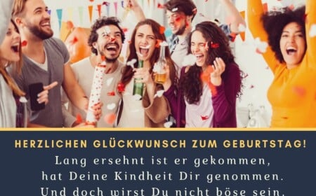 Sprüche zum 18 Geburtstag