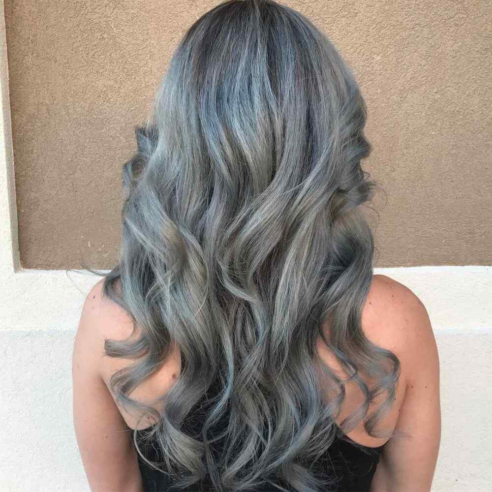 Gray black hair color blonde hairstyles ideas quick easy