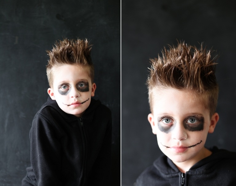 Halloween Frisuren für Kinder - Idee für Jungs für Zombie-, Vampir- oder Werwolfkostüm