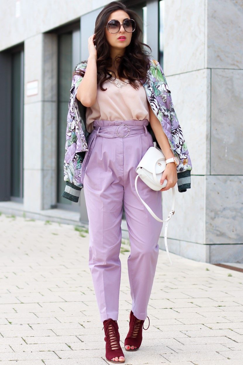 Millennial Purple Kombinieren So Schick Sieht Der Neue Modetrend Aus