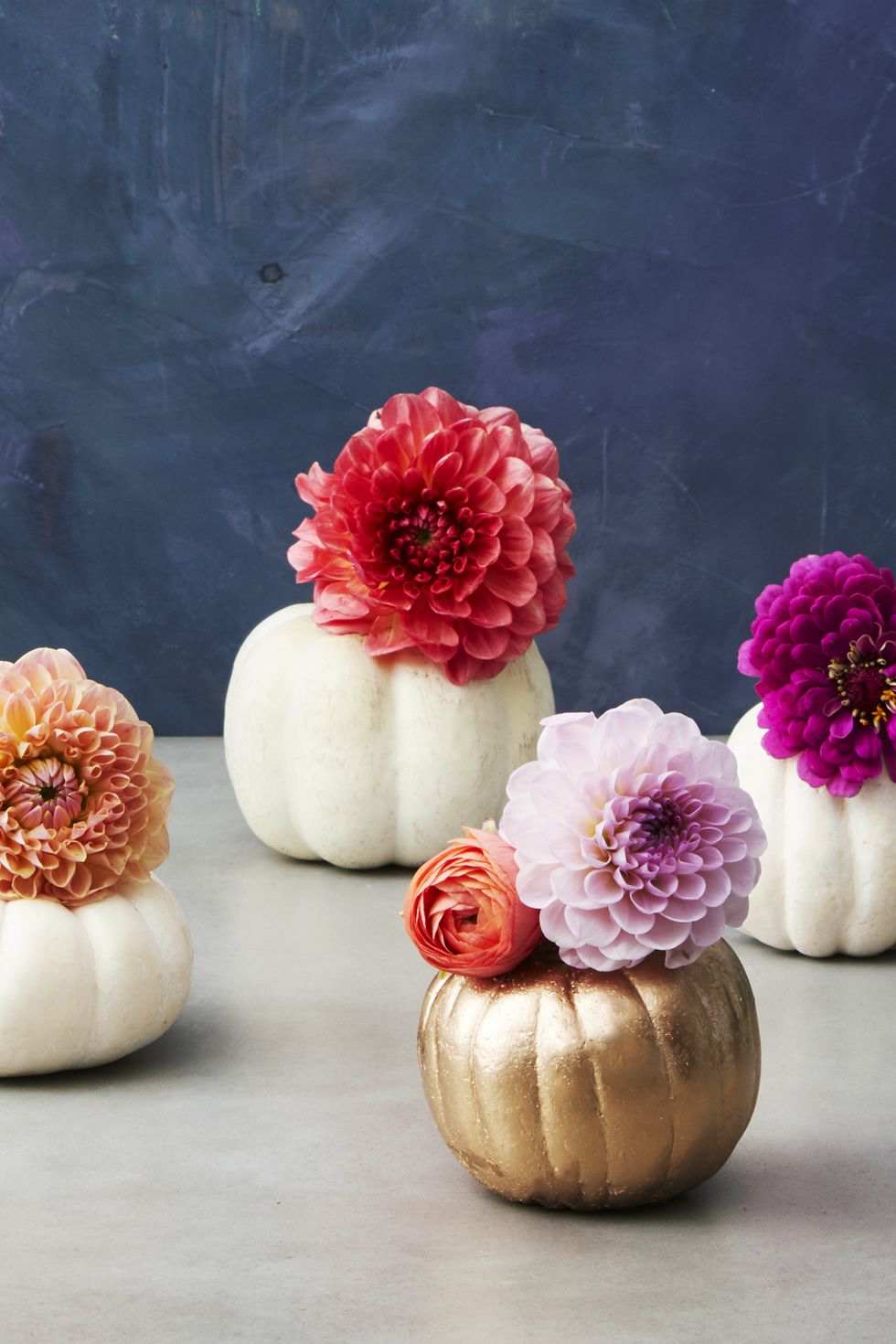 Autumn decorations themselves make dahlia flowers in white pumpkin stitch ideas for colorful flower sticks