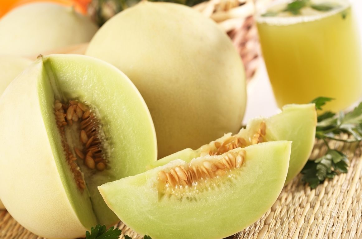 Honey melon kcal 100 g low calorie low carb fruit table