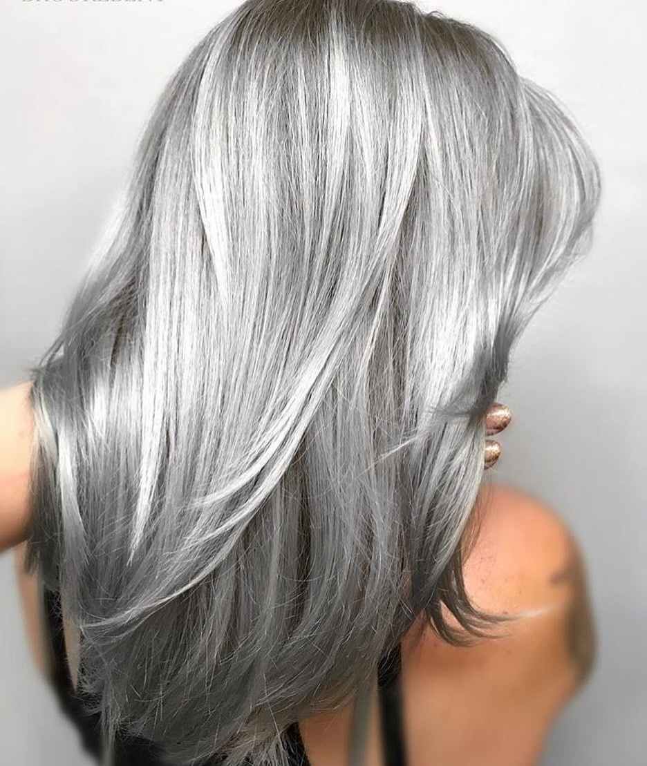You can have dark hair gray-gray Blonde hair damage to curly hair