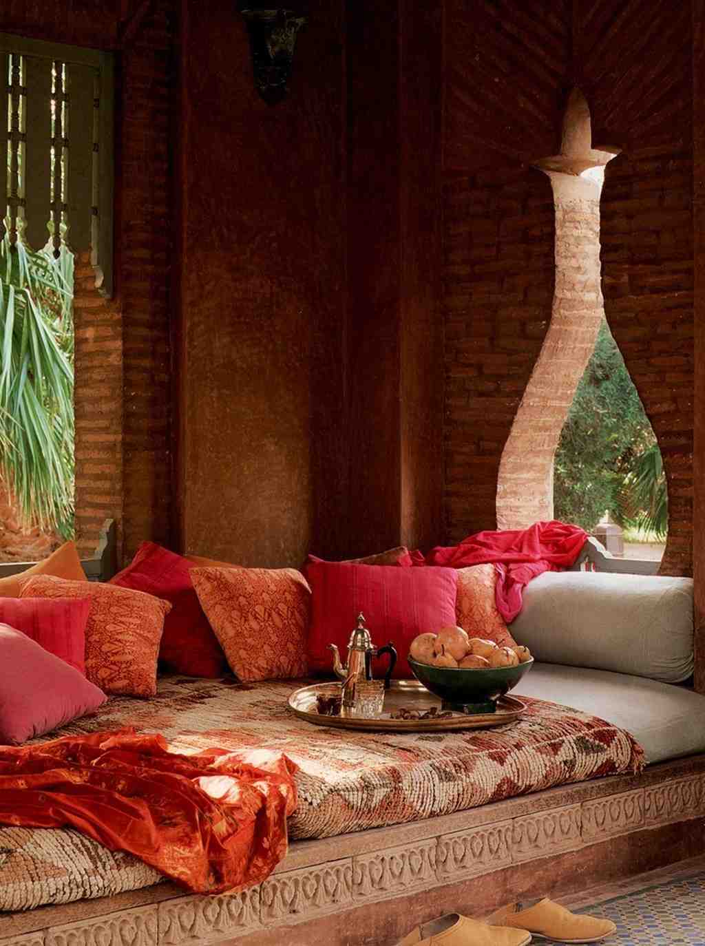 Marokkanischer Teppich Sofa Terrasse Orientalisch Wohntrends Dekoideen