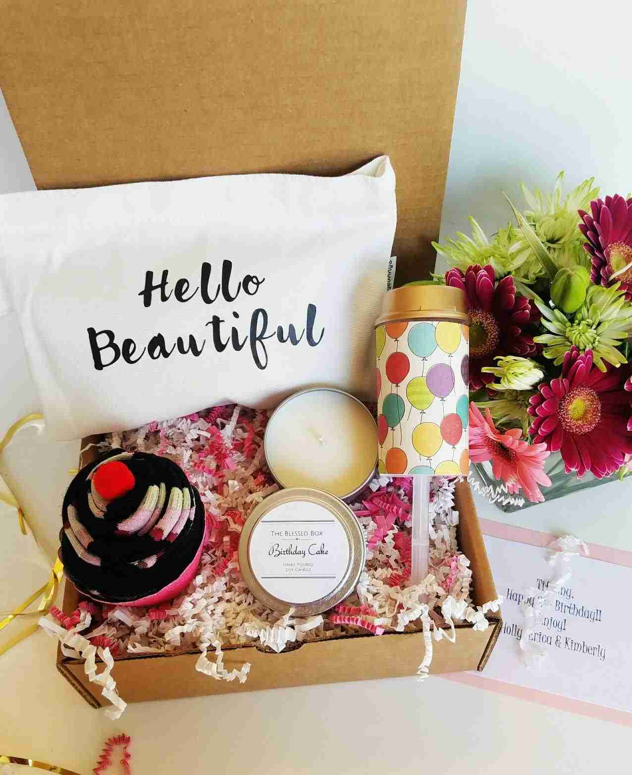 Muffin Duftkerze Birthday Gift Best Freundin Self Make Wellness Box