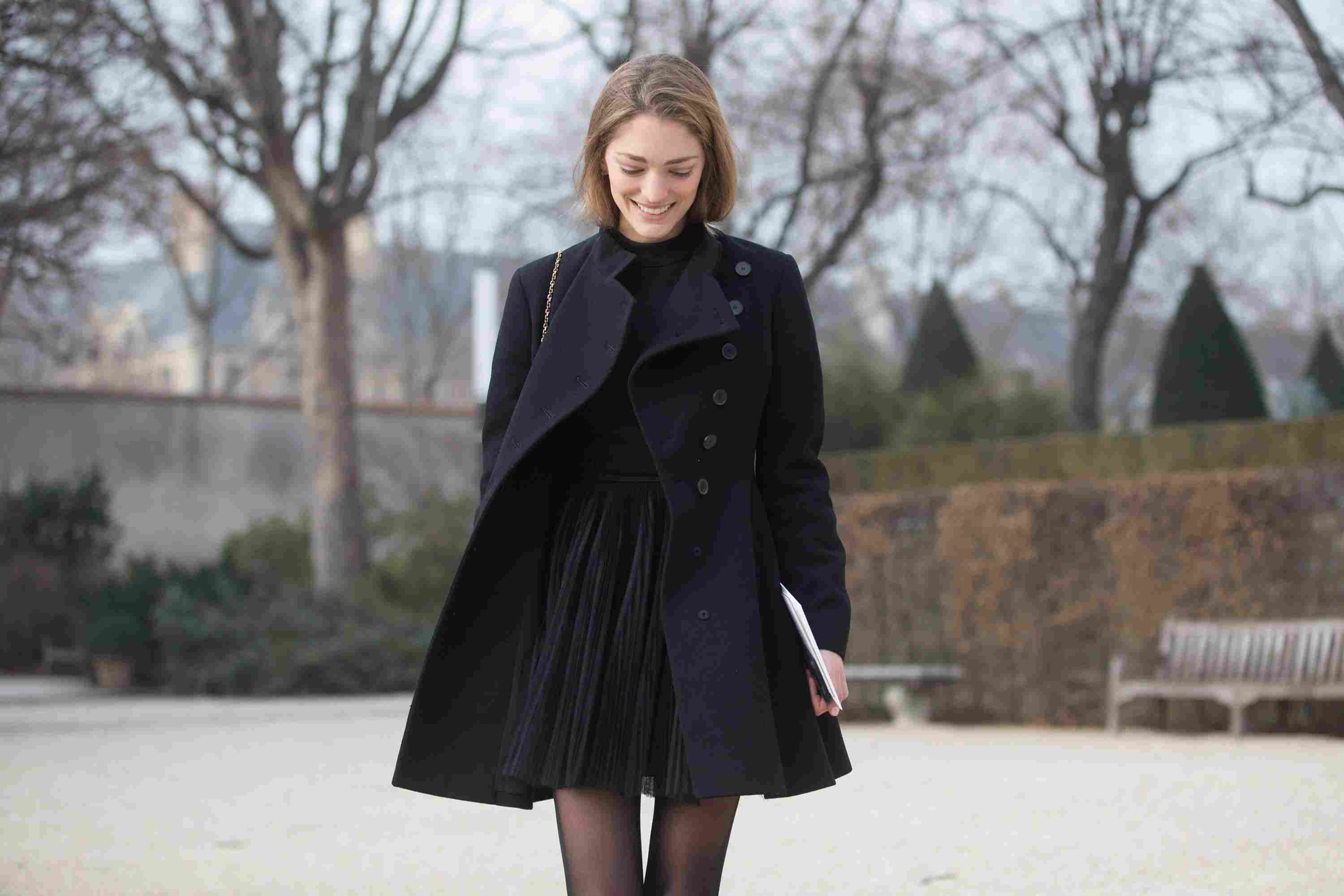 Schwarzes Kleid Kombinieren Im Herbst 50 Outfits Fur Den Alltag