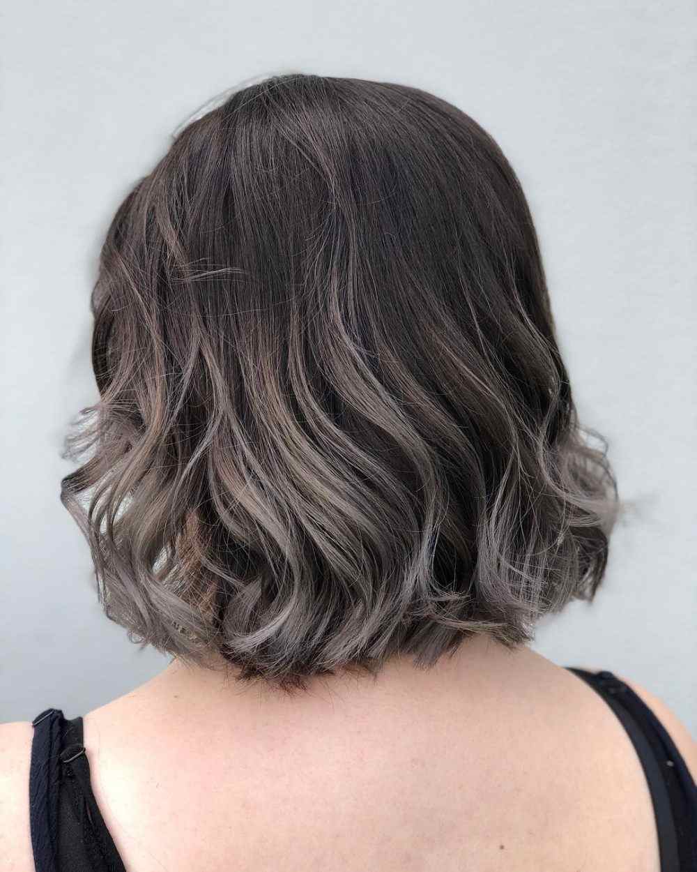 Silver hair dyed blonde blushes pretty hair style short bob hairstyle with locks