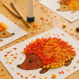 bastelideen für den herbst im kindergarten