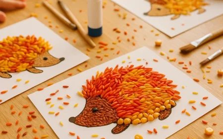 bastelideen für den herbst im kindergarten