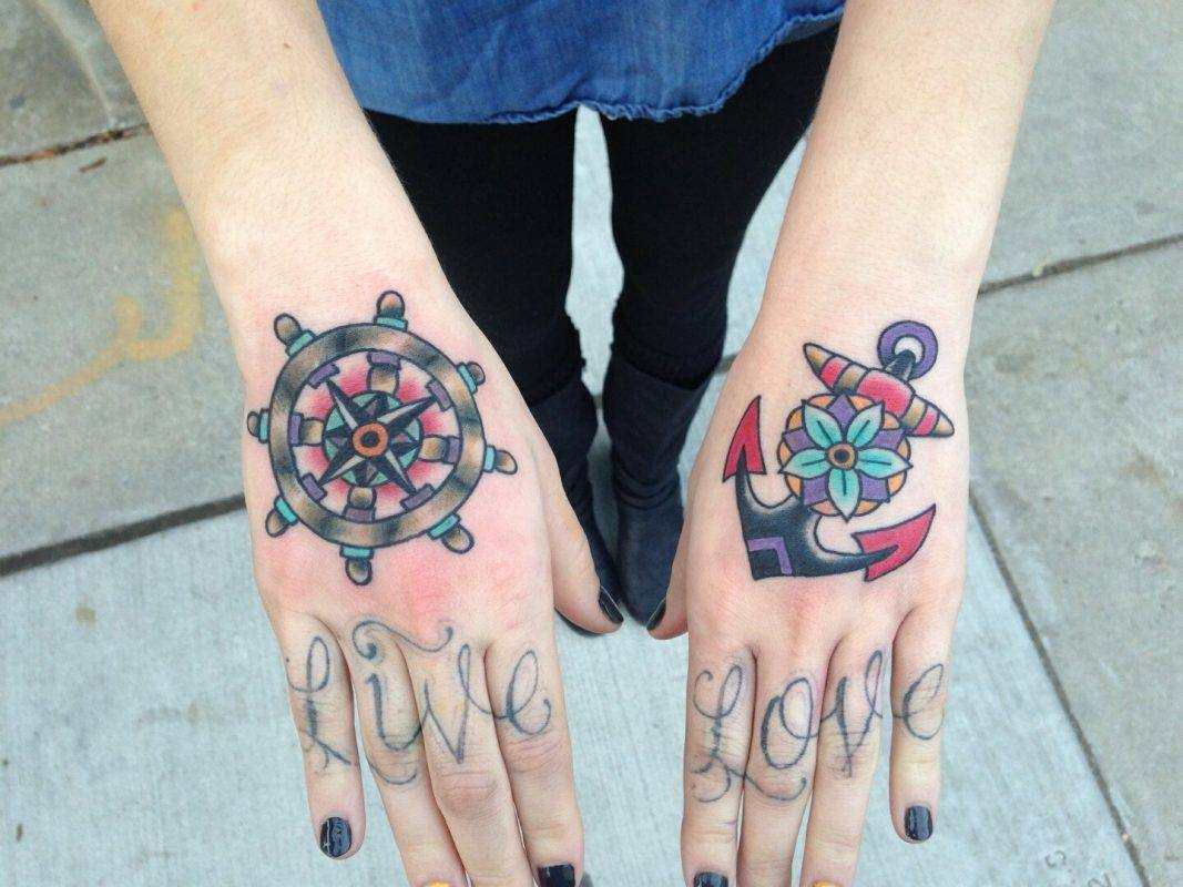 Anker Bedeutung Hand-Tattoo Ideen für Frauen Tattootrends 2019