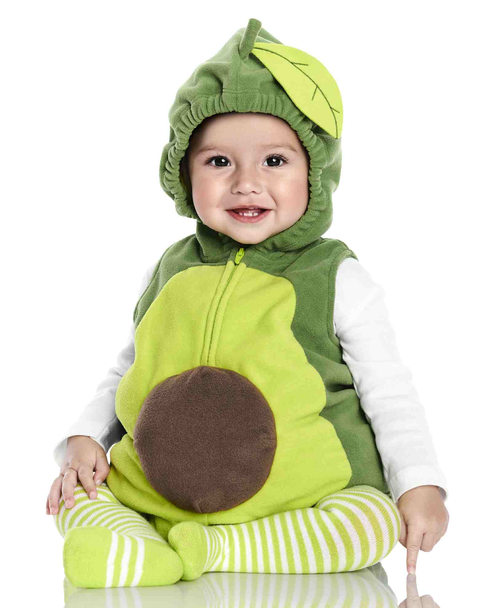 Avocado Kostüm für Babys lustige Kostümideen Karneval Kinder