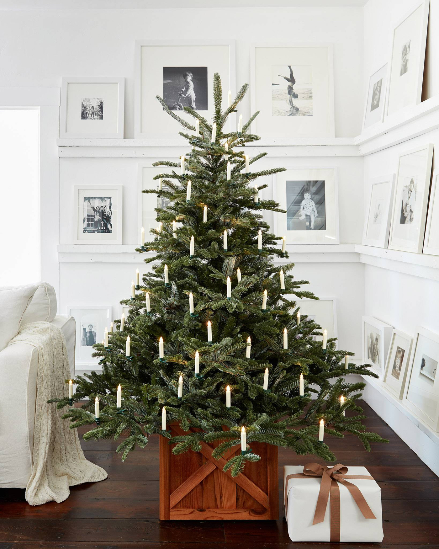 Weihnachtsbaum weiß