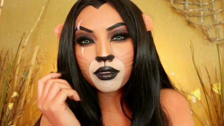 Der König der Löwen Make-Up für Frauen Karneval Schminken Tier