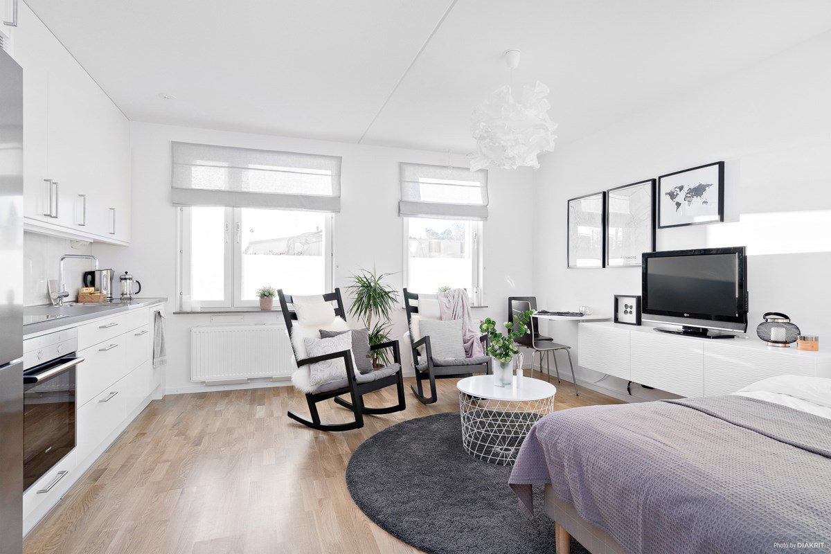 Einrichtungsbeispiele für Wohn und Schlafzimmer