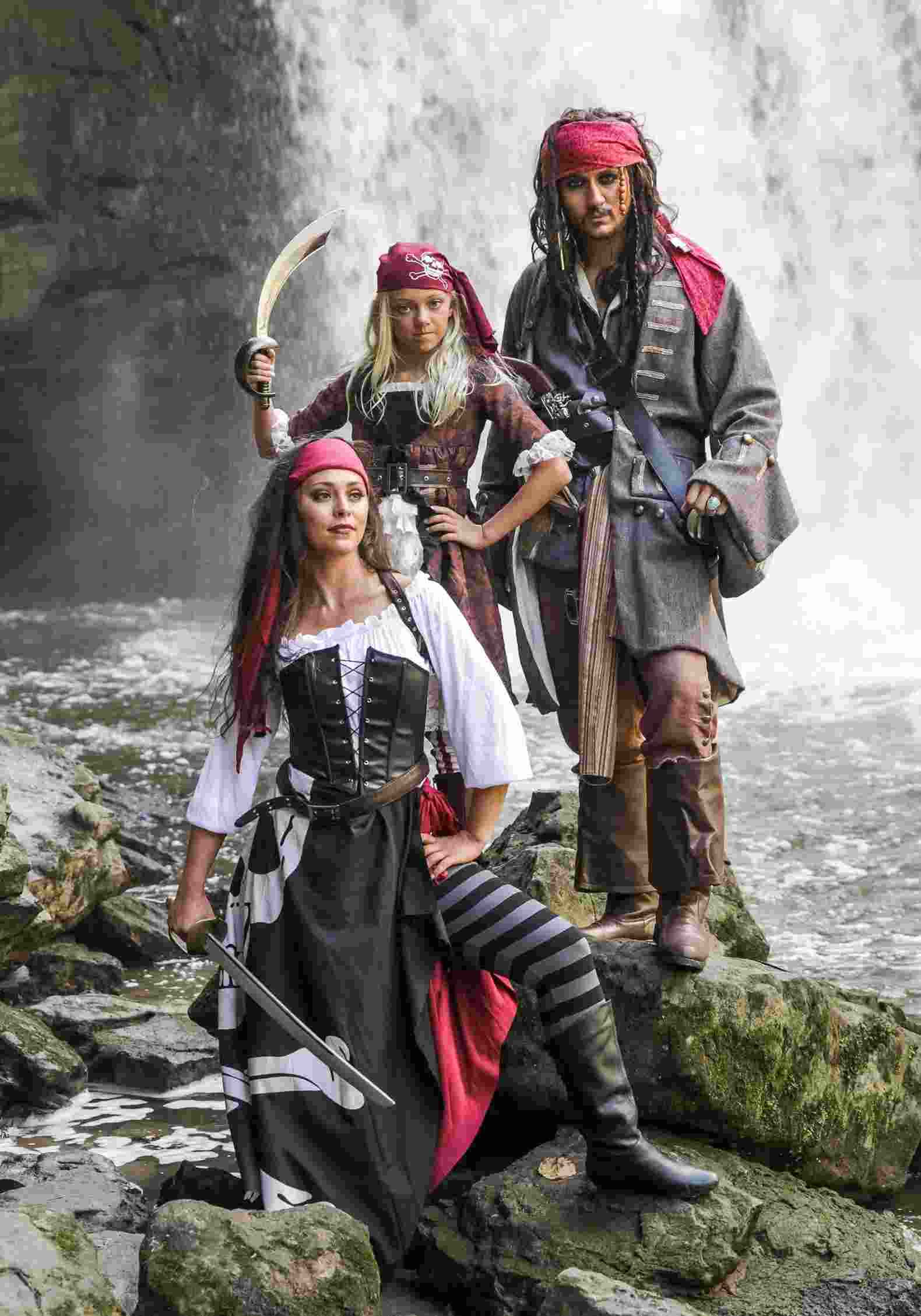 Families Group Costume Pirates Carnival Costumes for Kids