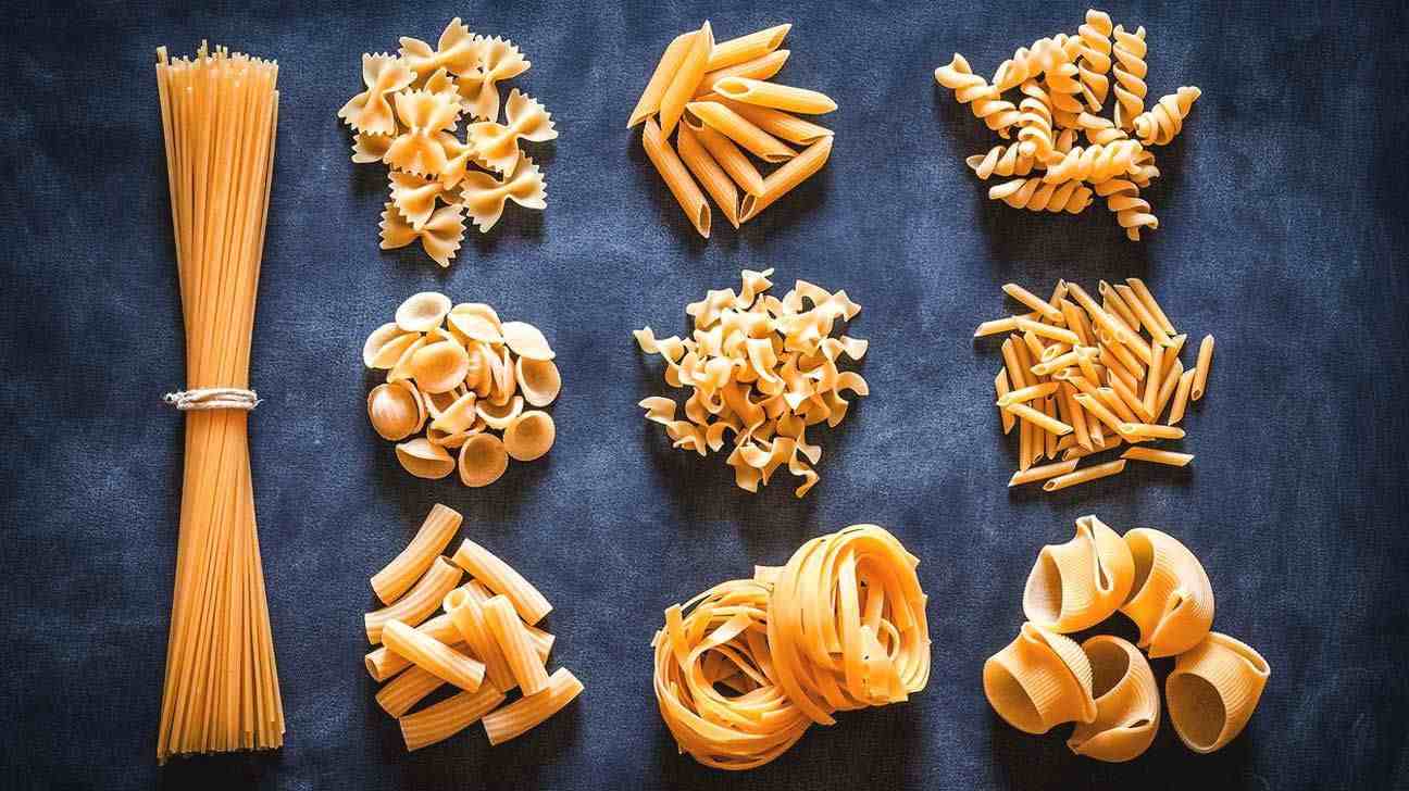 Für die Magendiät sind alle Arten von Nudeln und Pasta geeignet