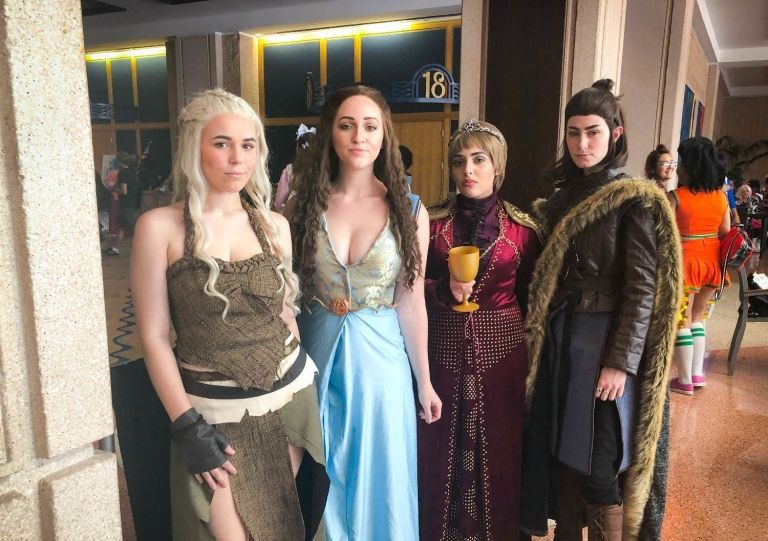 Game of Thrones Gruppenkostüme für vier Personen Halloween Kostümideen