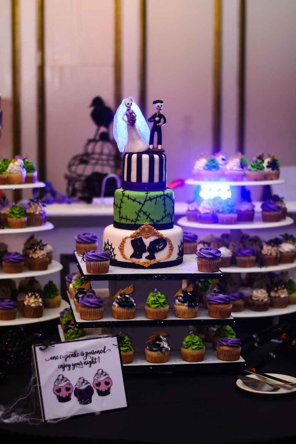 Gothic Hochzeit Dekoideen Halloween Cupcakes Rezept