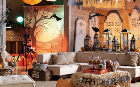 Halloween Trends Wohnzimmer Dekooideen für den Herbst