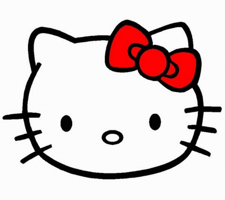 Hello Kitty Laterne Ideen mit Vorlagen zum Ausdrucken für Schablonen