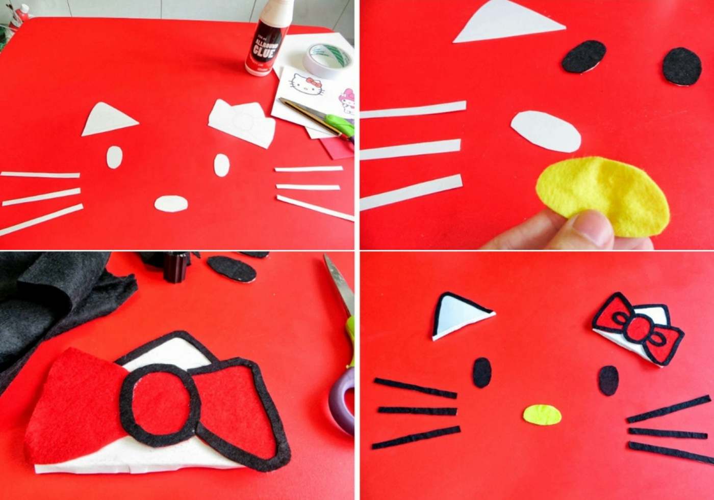 Hello Kitty Laterne Ideen und Anleitungen für DIY mit Kindern und Kleinkindern