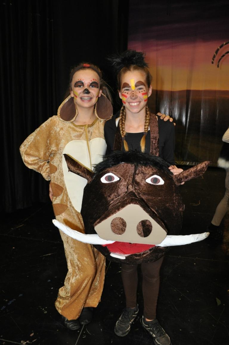 Kostüm für beste Freundinnen Timon und Pumba Karneval Kostüm