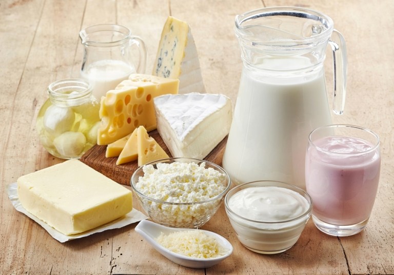 Magere und milde Milchprodukte sind leicht verdauliche Lebensmittel und dürfen konsumiert werden