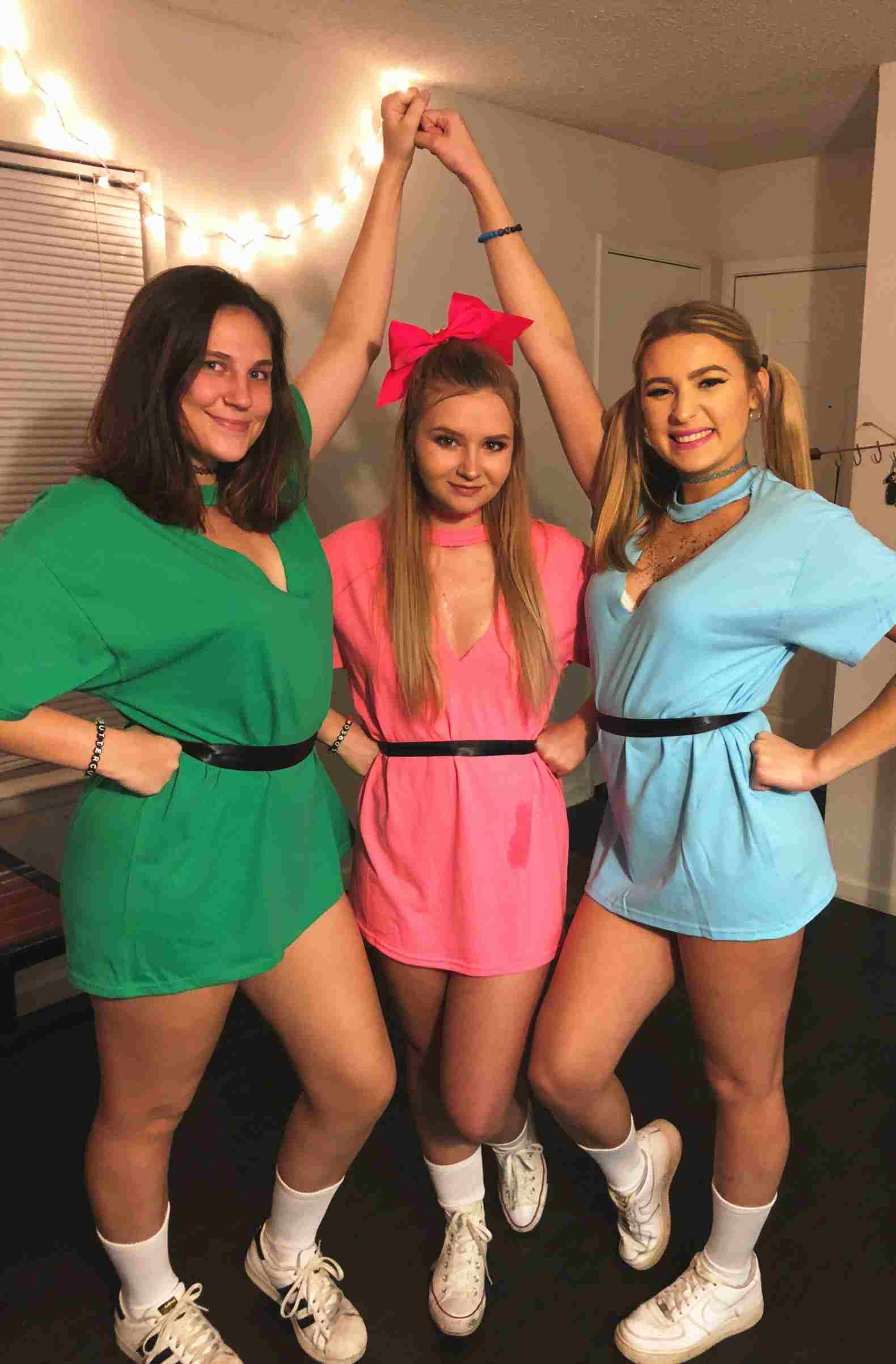 Powerpuff Girls Group Costumes for Best DIY Friends