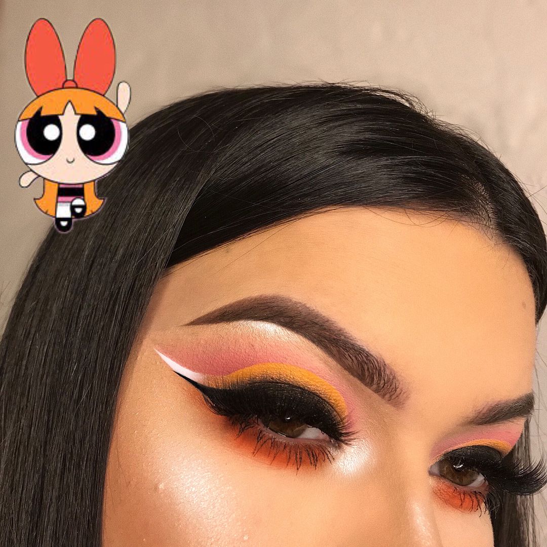 Powerpuff Girls Make-Up Ideen für Frauen Halloween Schminktipps