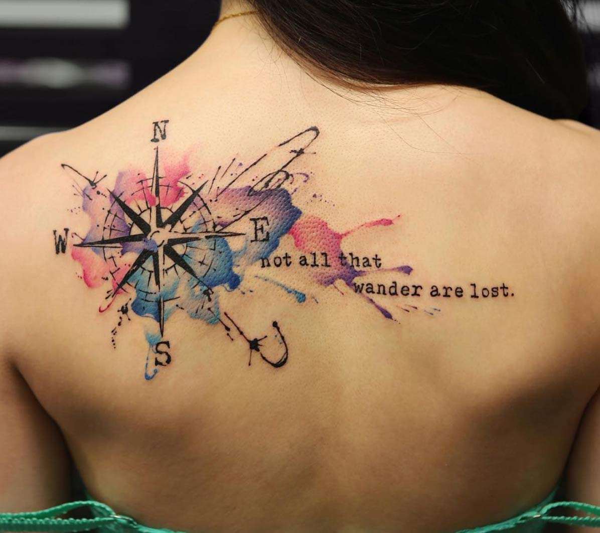 Rücken-Tattoo Ideen für Frauen Tattoosprüche Inspirationen