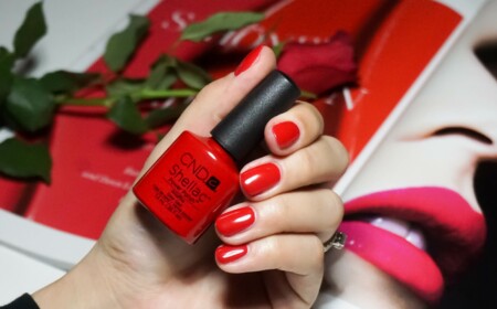 Shellac Nägel uv nagellack erfahrung Rote Nägel