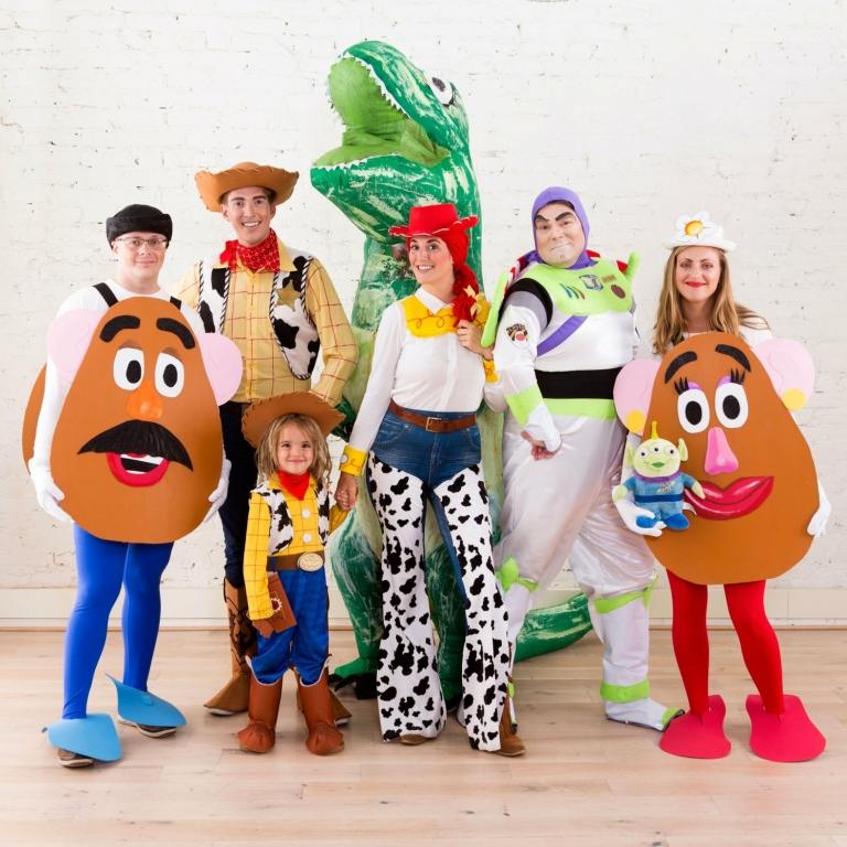 Toy Story Familien Gruppenkostüm Karnevalkostüme für Männer lustig