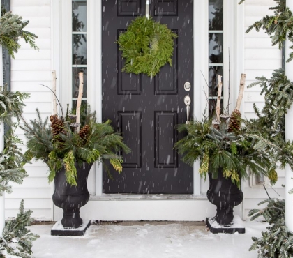 Winterdeko Garten Schöne Dekoideen Mit Naturmaterialien Für