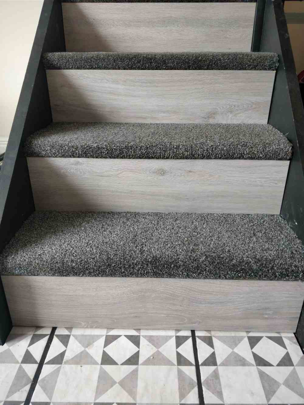 möglichkeiten für treppen renovieren teppich auf stufen in grau