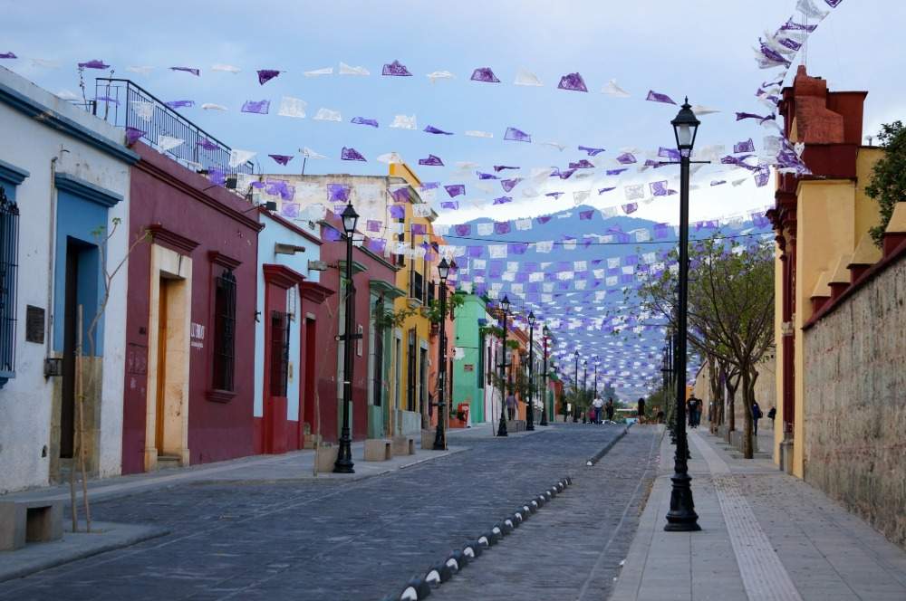 oaxaca mexiko urlaub machen und die straßen der stadt erkunden