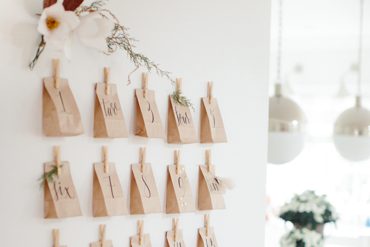 Adventskalender aus Brottüten