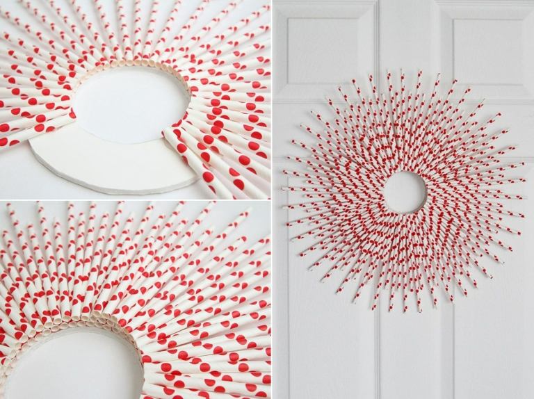 Kleine Papierrollen für kreative DIY Weihnachtsdekorationen