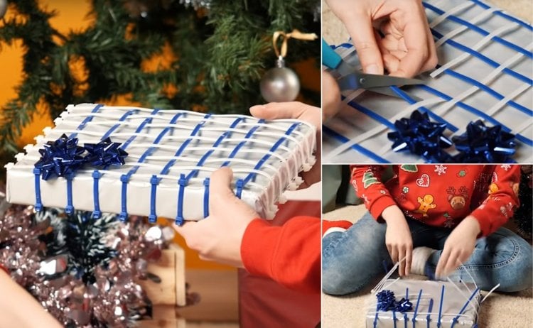 Lustige Geschenke - Idee für die Geschenkverpackung mit Kabelbänder