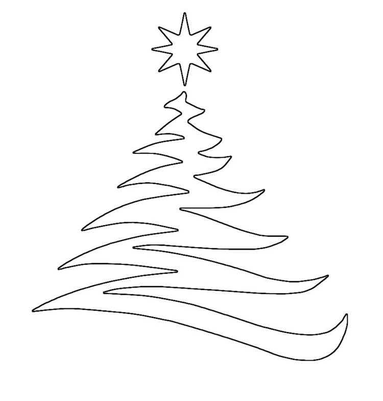 Tannenbaum Zeichnen Einfach