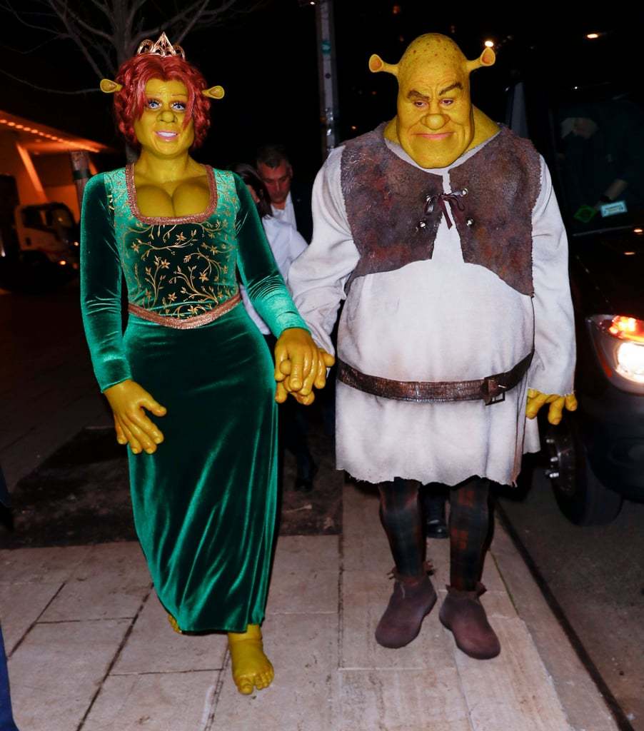 Mottoparty berühmte Paare Shrek und Fiona Kostüm Ideen
