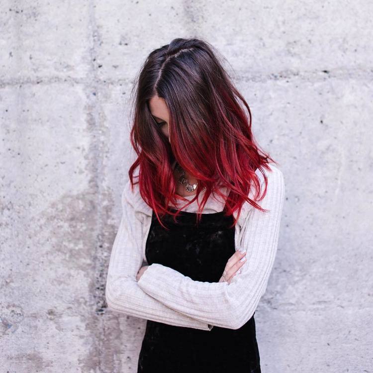 Rote Haare Ombre Look Haartrends 2020 Frauen