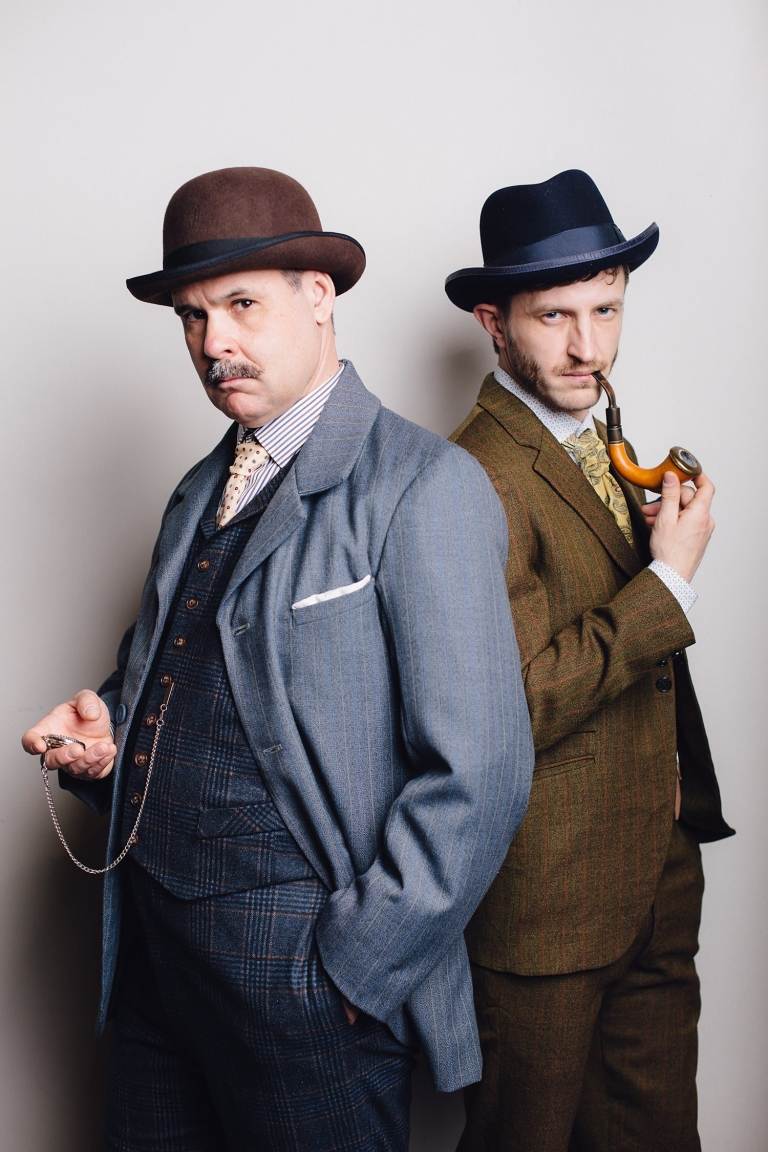 Sherlock Holmes Kostüm selber machen Karnevalkostüm beste Freunde