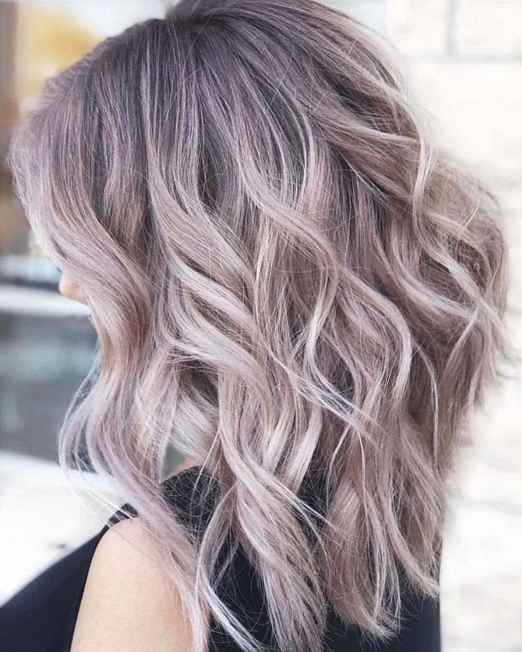 Vanilla Lilac Hair Haarfarben 2020 kurze Haare stylen