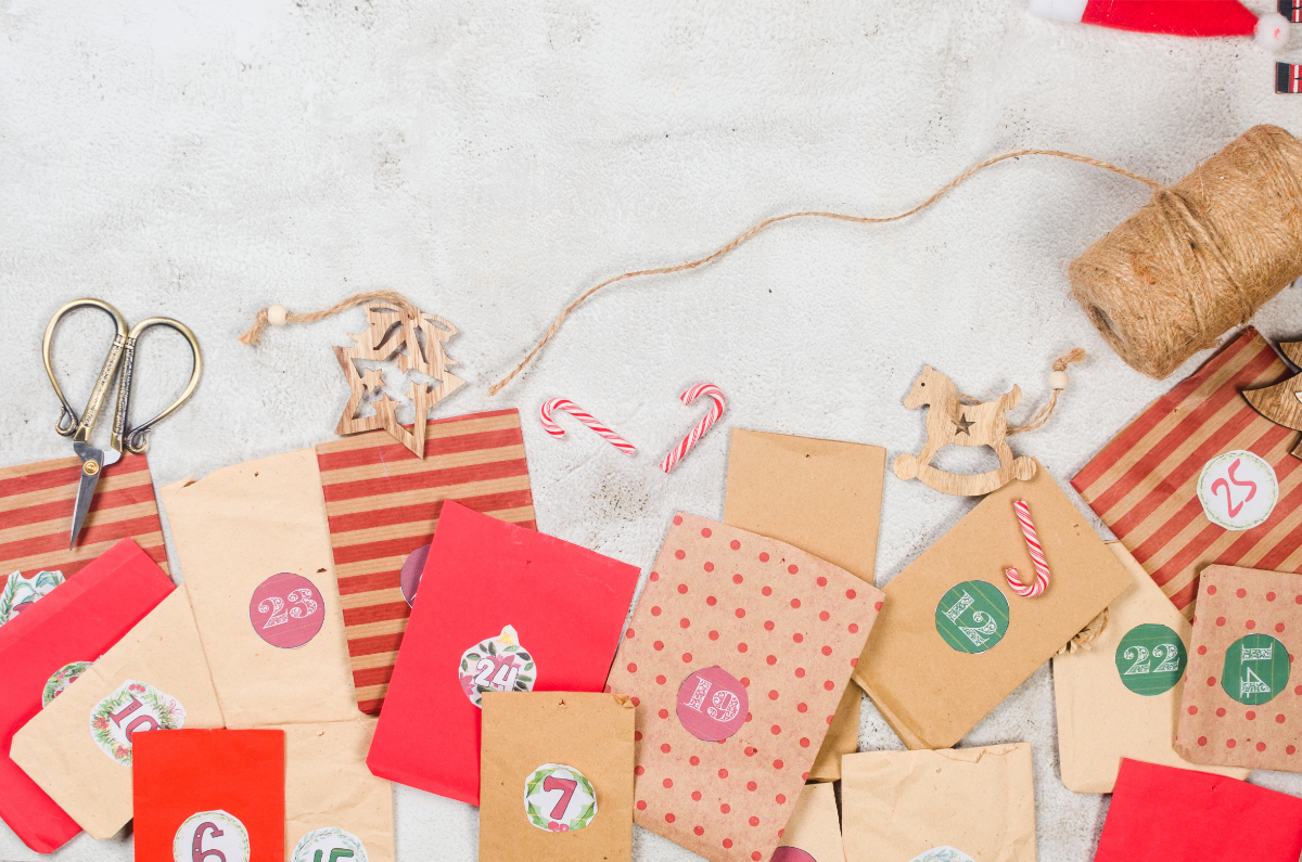 adventskalender mit sprüchen selber machen