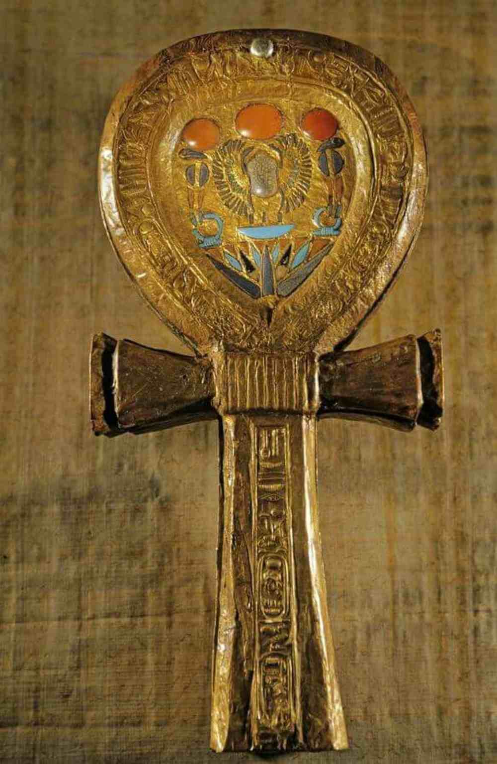 ankh antikes kreuz als ägyptisches zeichen für liebe und glauben nach christentum