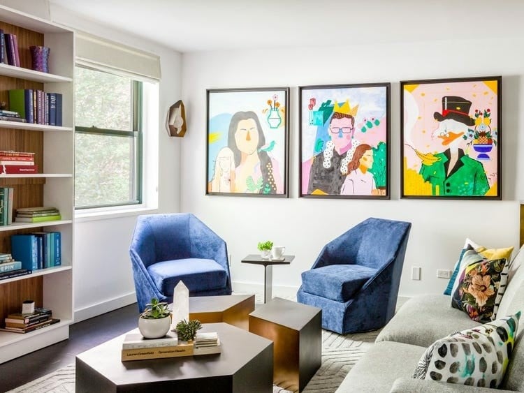 Farbe des Jahres 2020 Classic Blue Wohnzimmer Einrichtung Trends