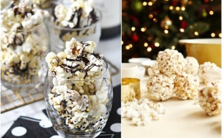 Silvester Snacks selber machen mit Popcorn