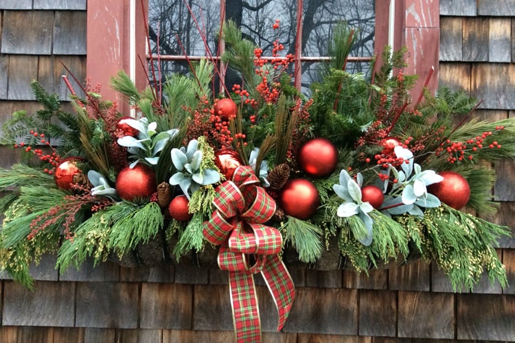 Weihnachtsdeko für Fensterbank