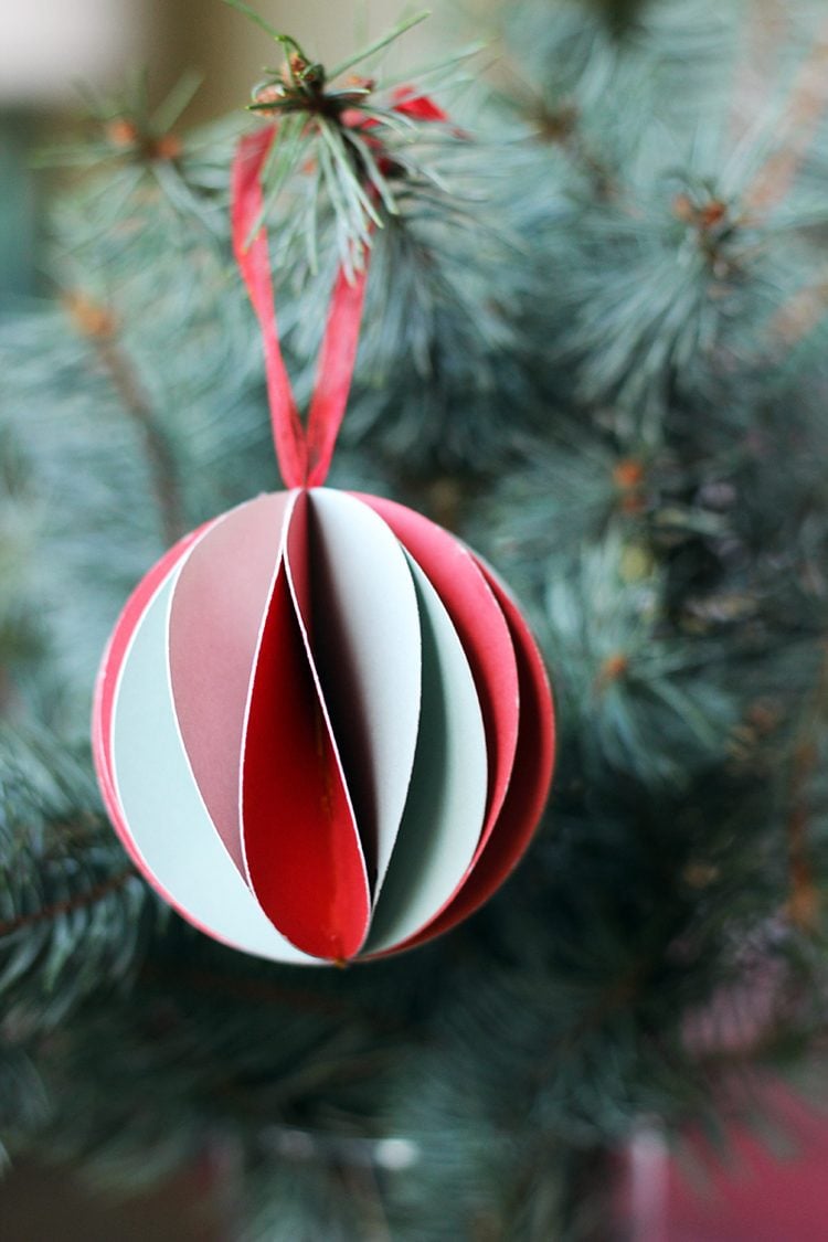 Papier selber aus basteln weihnachtsdeko Wundervolle DIY